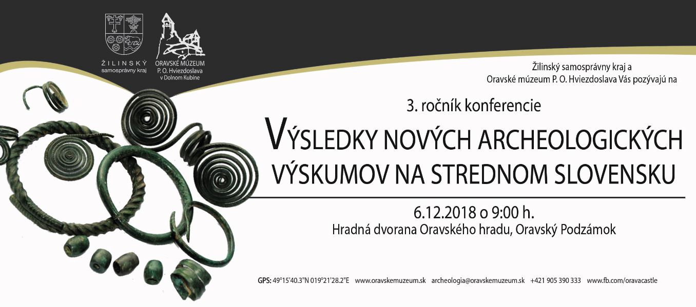 Konferencia - výsledky nových archeologických výskumov na strednom Slovensku