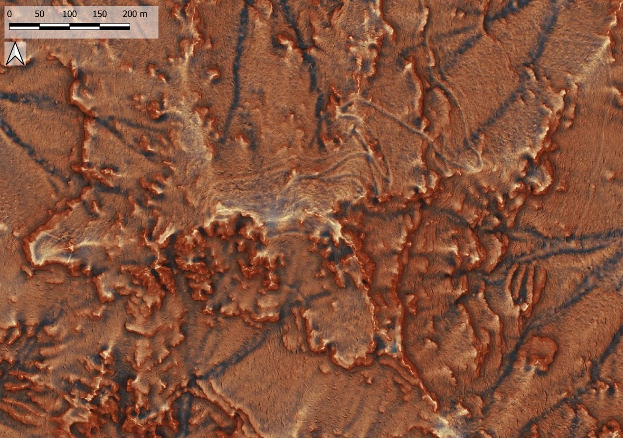 Lidarov&aacute; sn&iacute;mka polohy Dem&auml;novsk&aacute; hora