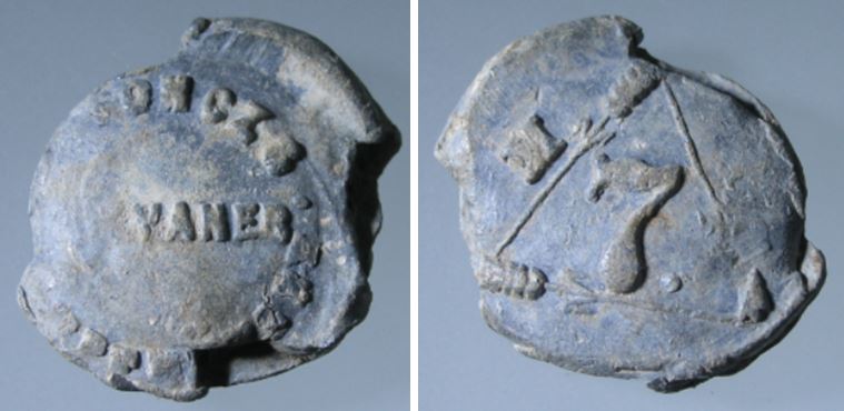 Obr. 1 Oloven&aacute; plomba z ka&scaron;tieľa v Hornej Lehote (foto: D. Mi&scaron;&uacute;r).